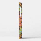 Helles abstraktes Blumendesign. Case-Mate iPhone Hülle (Rückseite / Links)