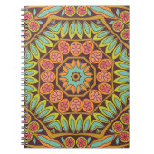 Helles abstraktes Blumendesign. Notizblock (Vorderseite)