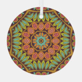 Helles abstraktes Blumendesign. Ornament Aus Glas (Rückseite)