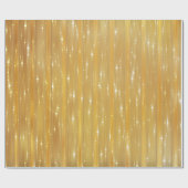 Helles abstraktes Goldenes mit Glitter Geschenkpapier (Flach)