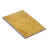 Helles abstraktes Goldenes mit Glitter Notizblock (Rechte Seite)