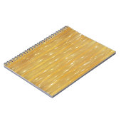 Helles abstraktes Goldenes mit Glitter Notizblock (Linke Seite)