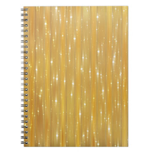 Helles abstraktes Goldenes mit Glitter Notizblock