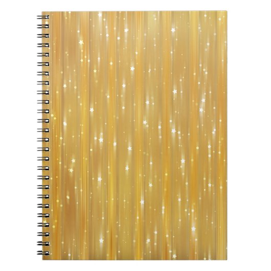 Helles abstraktes Goldenes mit Glitter Notizblock (Vorderseite)