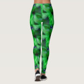 Helles Abstraktes Kunstmuster Leggings (Rückseite)