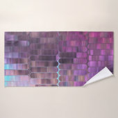 Helles abstraktes Mosaik mit Glanz Badehandtuch (Badehandtuch)