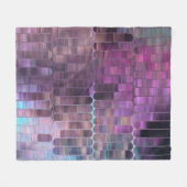 Helles abstraktes Mosaik mit Glanz Fleecedecke (Vorderseite (Horizontal))