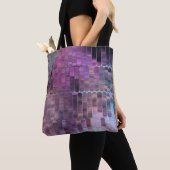 Helles abstraktes Mosaik mit Glanz Tasche (Von Nahem)