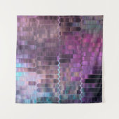 Helles abstraktes Mosaik mit Glanz Wandteppich (Vorderseite (Horizontal))