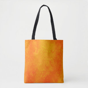 Helles, abstraktes Mosaik-Orange-Hintergrund mit G Tasche