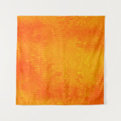 Helles, abstraktes Mosaik-Orange-Hintergrund mit G Wandteppich (Vorderseite (Horizontal))