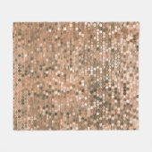 Helles abstraktes Mosaik Vintager Hintergrund mit  Fleecedecke (Vorderseite (Horizontal))