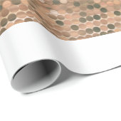 Helles abstraktes Mosaik Vintager Hintergrund mit Geschenkpapier (Rolleneckpunkt)