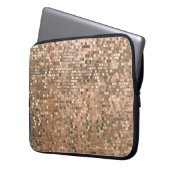 Helles abstraktes Mosaik Vintager Hintergrund mit Laptopschutzhülle (Vorderseite Links)