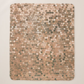 Helles abstraktes Mosaik Vintager Hintergrund mit  Sherpadecke