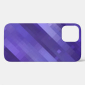 Helles abstraktes Mosaikviolett mit Glos Case-Mate iPhone Hülle (Rückseite (Horizontal))