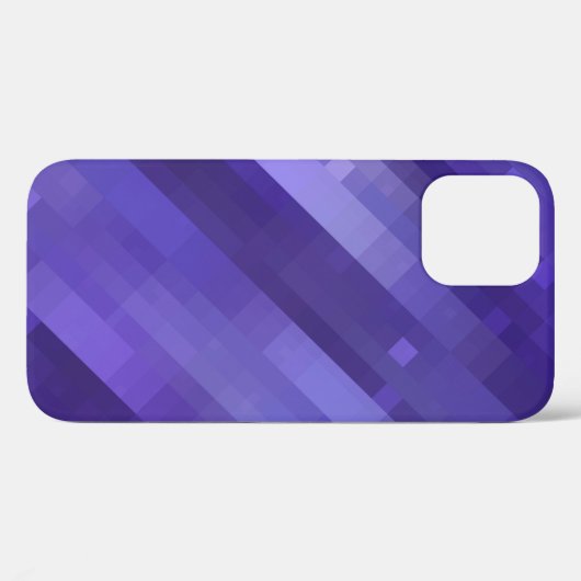 Helles abstraktes Mosaikviolett mit Glos Case-Mate iPhone Hülle (Rückseite (Horizontal))