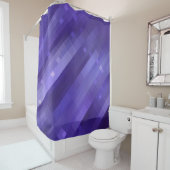 Helles abstraktes Mosaikviolett mit Glos Duschvorhang (Beispiel)