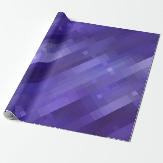 Helles abstraktes Mosaikviolett mit Glos Geschenkpapier (Ungerollt)