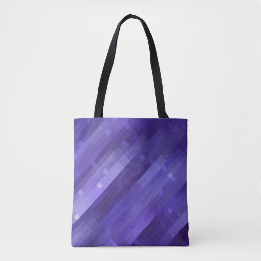 Helles abstraktes Mosaikviolett mit Glos Tasche (Vorderseite)