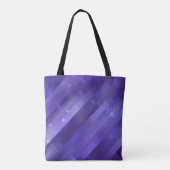 Helles abstraktes Mosaikviolett mit Glos Tasche (Rückseite)