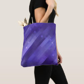 Helles abstraktes Mosaikviolett mit Glos Tasche (Von Nahem)