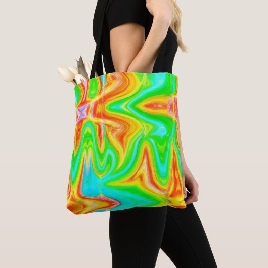 Helles Abstraktes Muster Tasche (Von Nahem)