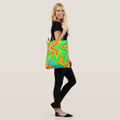 Helles Abstraktes Muster Tasche (Am Model)