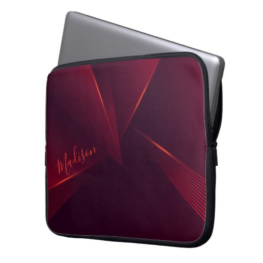 Helles, Abstraktes Muster und Anpassung Laptopschutzhülle (Vorderseite Links)