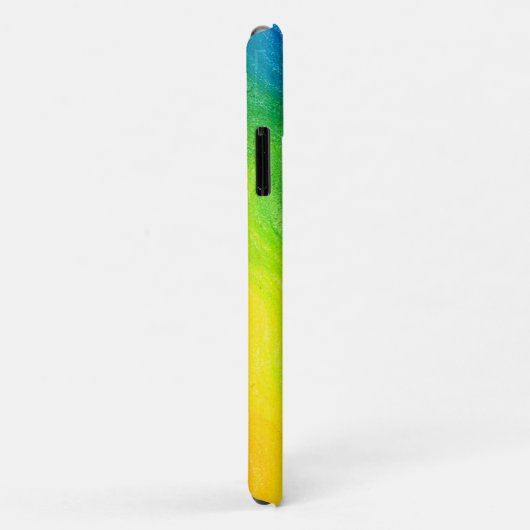 Helles Abstraktes Regenbogenfarbiges Ombre Monogra Case-Mate iPhone Hülle (Hinten/Rechts)