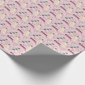 Helles abstraktes Retro-Muster, nahtlos. Geschenkpapier (Ecke)