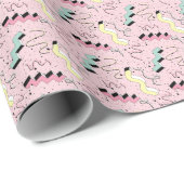 Helles abstraktes Retro-Muster, nahtlos. Geschenkpapier (Rolleneckpunkt)
