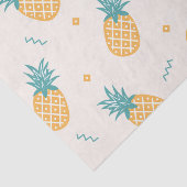 Helles Ananas-Muster Seidenpapier (Ausschnitt)