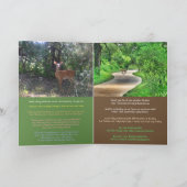 "Helles Auftauchen vom dunklen" Gedicht/von der Dankeskarte (Innenseite)