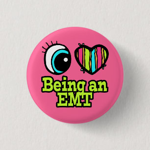 Helles Auge Herz I Liebe als EMT Button