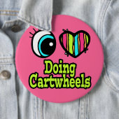 Helles Auge Herz I Liebe Dosierung Cartwheels Button (Beispiel)