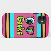 Helles Auge Herz I Liebe Geeks Case-Mate iPhone Hülle (Rückseite (Horizontal))