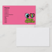 Helles Auge Herz I Liebe Seifenoper Visitenkarte (Vorne/Hinten)