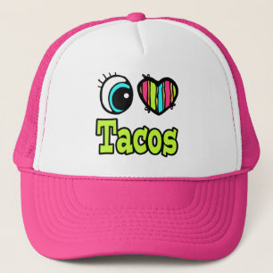 Helles Auge Herz I Liebe Tacos Truckerkappe