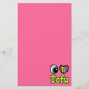Helles Auge Herz I Liebe Tofu Briefpapier