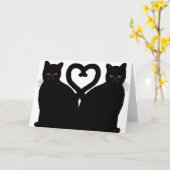 Helles Augen-Herz Karte (Gelbe Blume)