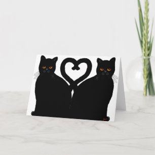 Helles Augen-Herz Karte