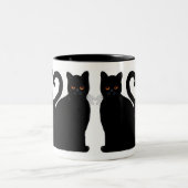 Helles Augen-Herz Zweifarbige Tasse (Mittel)