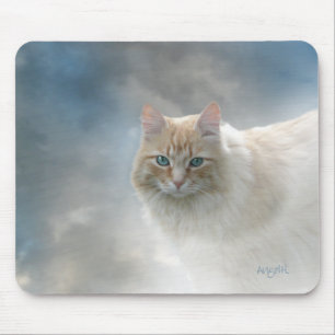 Helles Augen-Katze mousepad © AH2010