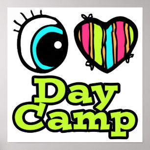 Helles Augenherz I Liebe Day Camp Poster