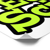 Helles Augenherz I Liebe Earth Science Poster (Ecke)