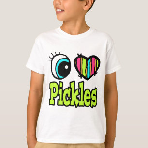 Helles Augenherz I Liebe Pickles T-Shirt