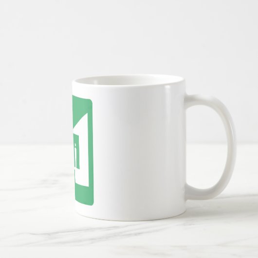 Helles Bahnhofs-Landstraßen-Zeichen Kaffeetasse (Rechts)