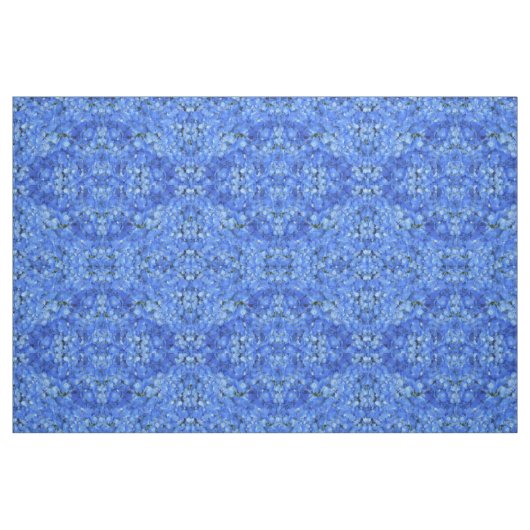 Helles Blau Hydrangea Blumenmuster Stoff (Fat Quarter (45,7 x 55,9 cm))