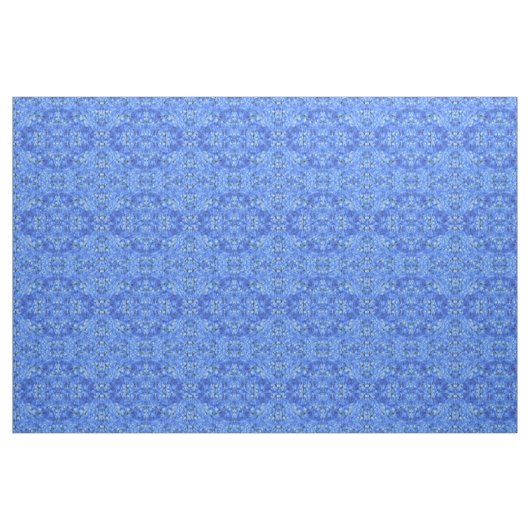 Helles Blau Hydrangea Blumenmuster Stoff (Yard (91,4 cm))